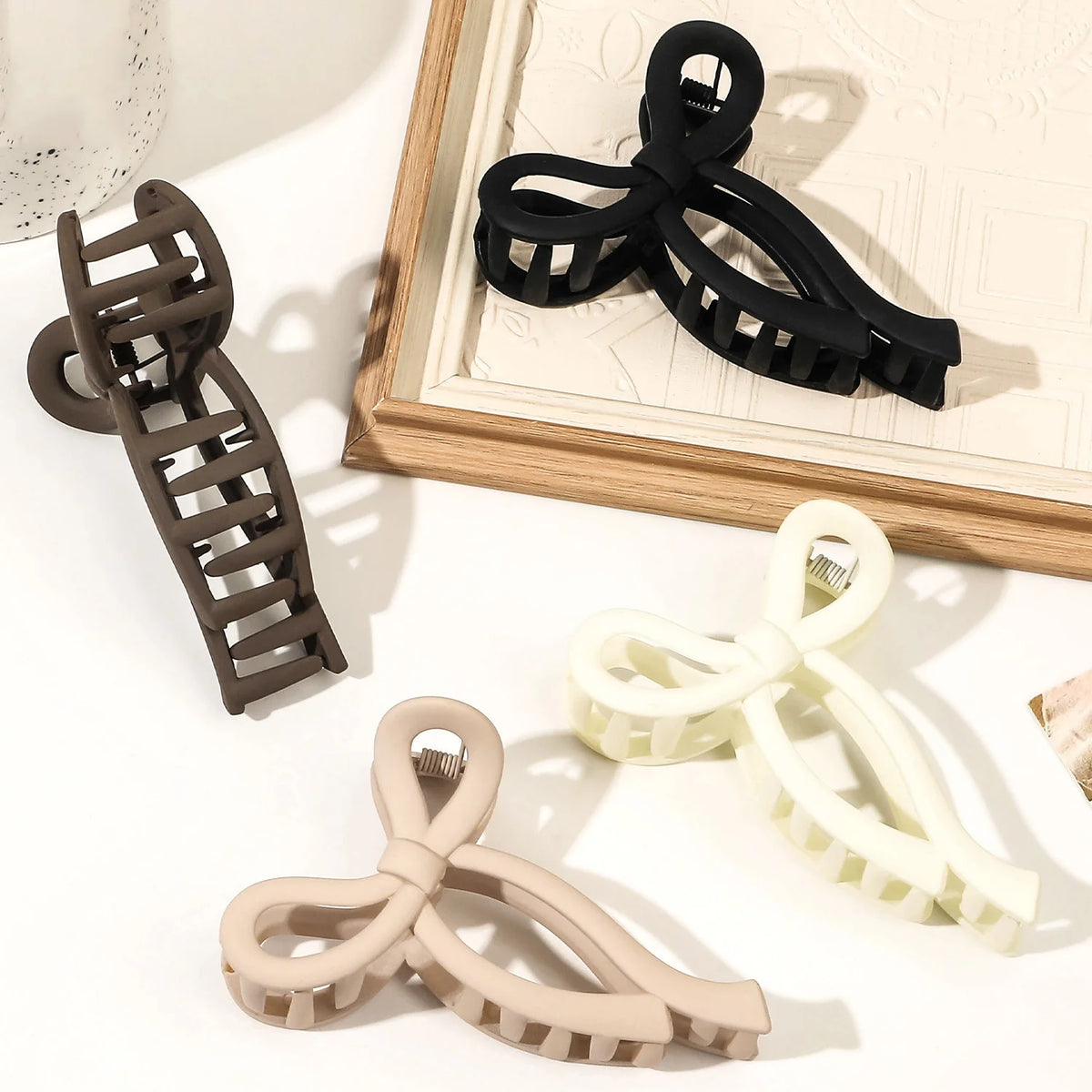Große Haarklammer Matt – eleganter Haaraccessoire
