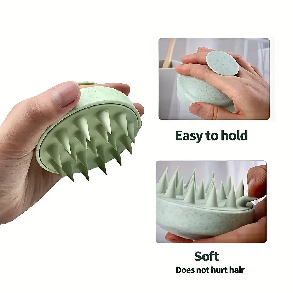 Silikon Massagebürste 2-in-1 – für Dusche & Kopfhaut
