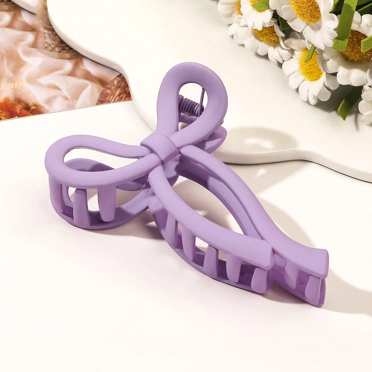 Große Haarklammer Matt – eleganter Haaraccessoire