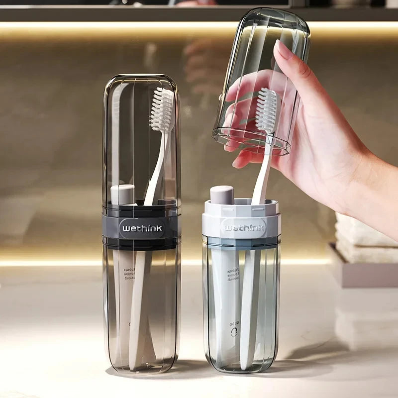 Zahnbürsten Reise-Etui Hartschale – All-in-One