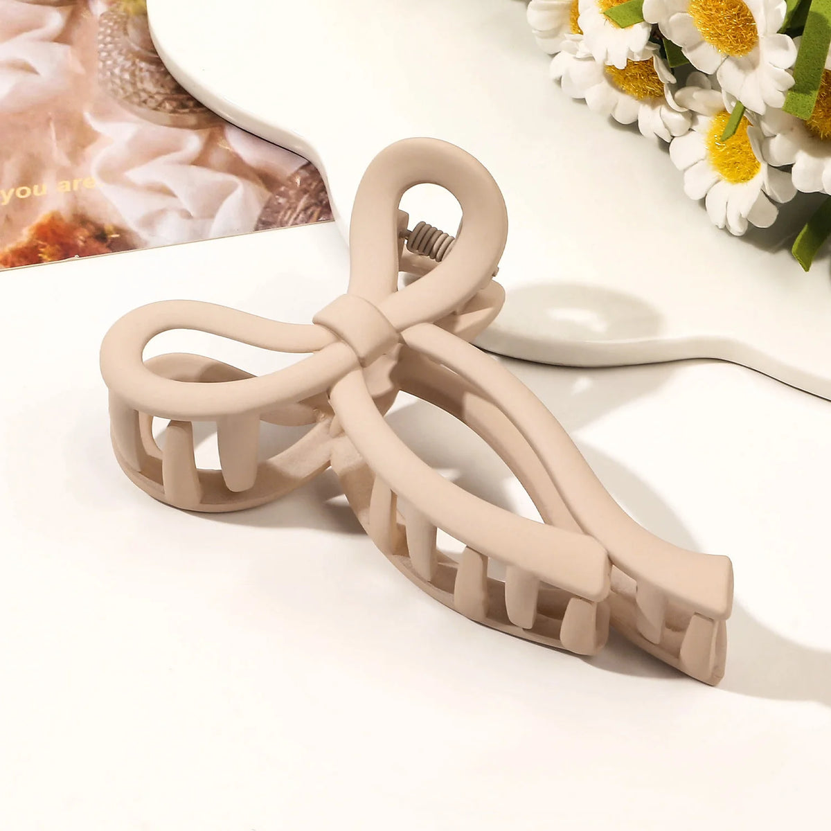 Große Haarklammer Matt – eleganter Haaraccessoire