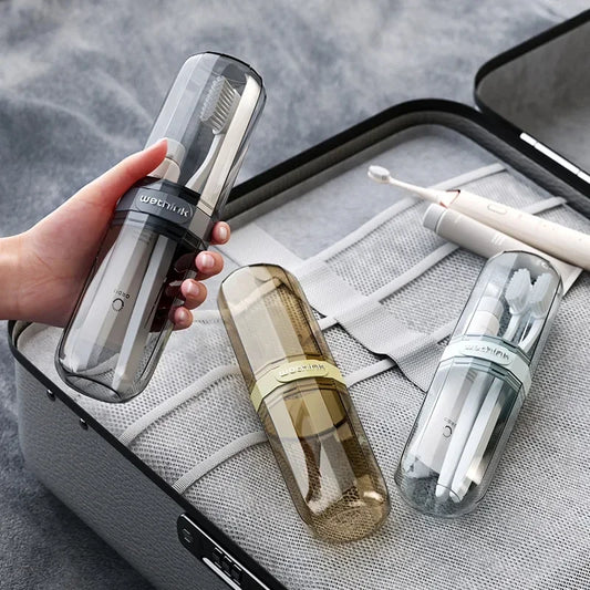 Zahnbürsten Reise-Etui Hartschale – All-in-One