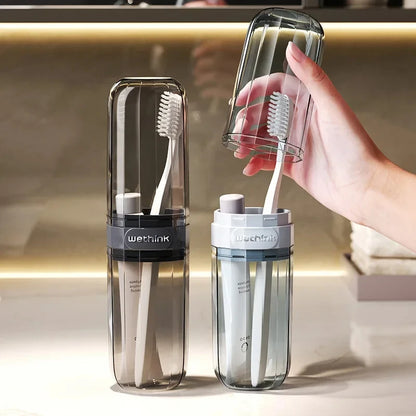 Zahnbürsten Reise-Etui Hartschale – All-in-One