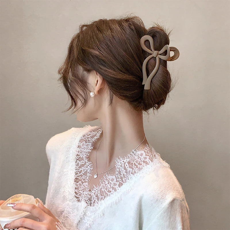 Große Haarklammer Matt – eleganter Haaraccessoire