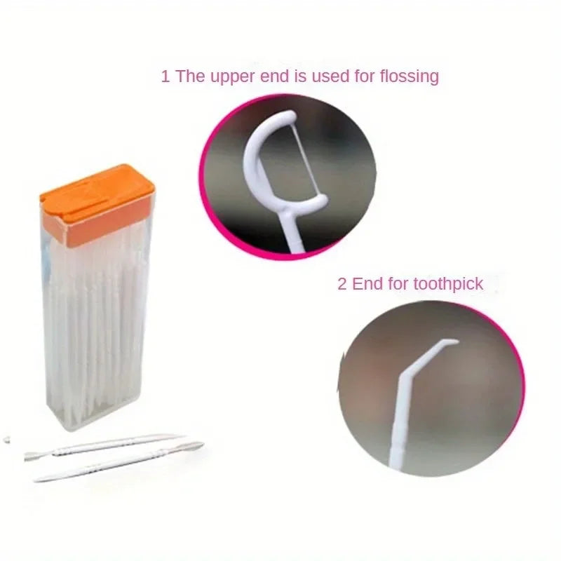 Zahnseide-Sticks Doppelkopf – 120 Stück