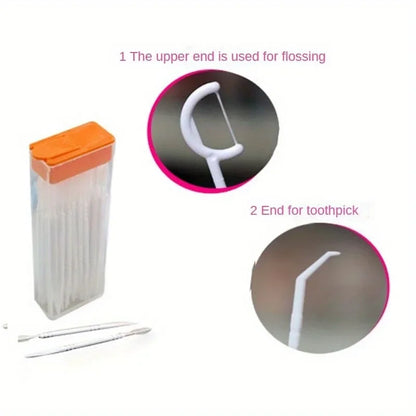 Zahnseide-Sticks Doppelkopf – 120 Stück