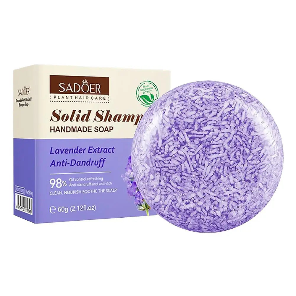 Haarseife Lavendel – gegen fettiges Haar & Schuppen