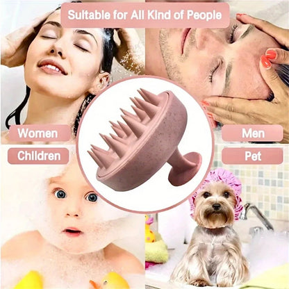 Silikon Massagebürste 2-in-1 – für Dusche & Kopfhaut